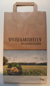 Papiertragetaschen für Kartoffeln - 5 kg /Variante 2